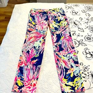 Lilly Pulitzer Seafood print  pants size 2